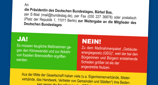 Aufruf an den Deutschen Bundestag